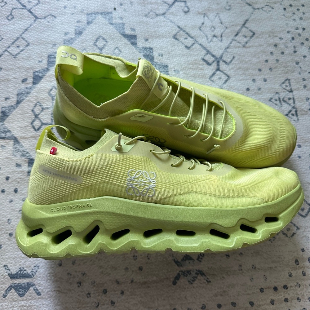 On Running c Loewe Cloudtilt "Lime Green" sneakers